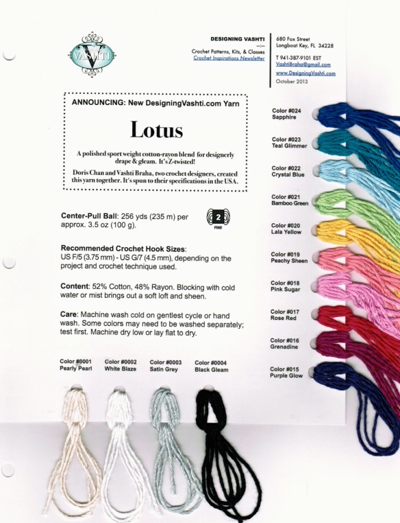 DesigningVashti Lotus Color Card